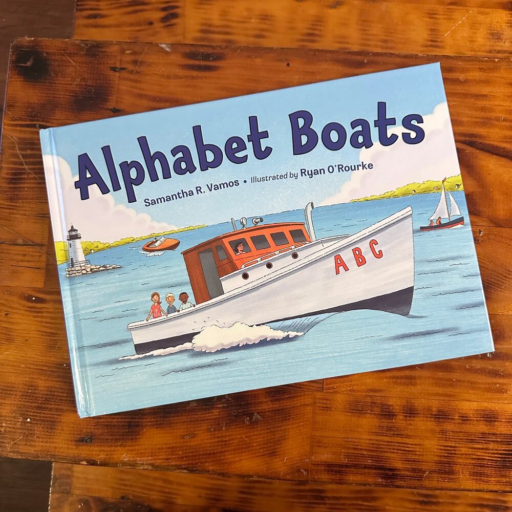 ABC Alphabet Boats Hardcover Book